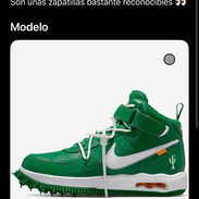 Nike x Off-White Air Force 1 Mid 'Pine Green' como nuevas(2 puestas) #43. DETALLES EN LAS FOTOS - Img 55242756
