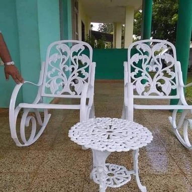 Juegos de terraza aluminio fundido - 8/9