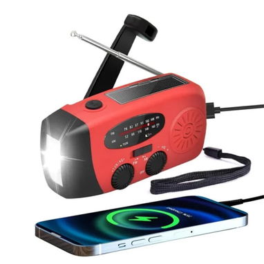 $35 usd Radio de emergencia. Sirve de PowerBank 4000mAh. Carga solar. Linterna. - 3/3