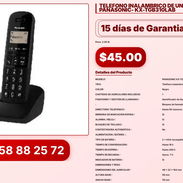 TELEFONO INALAMBRICO DE UNA BASE PANASONIC- KX-TGB310LAB VPT#-0285 - Img 56830834