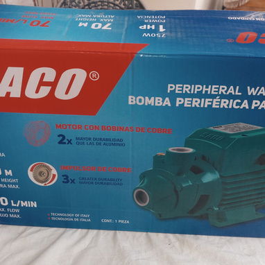 Bomba o motor de agua marca: SACO. Calidad reconocida. 95 usd.50407267 - 3/3