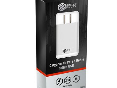 CARGADOR DE CELULAR CON 2 PUERTOS USB CON UN CABLE - Img 49464550