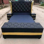 Camas tapizadada y Colchones originales, llamar al 52422734 o WhatsApp transporte incluido - Img 54544273