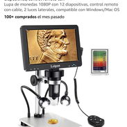 Microscopio digital LCD de 7 pulgadas 1200X, microscopio Leipan de moneda de 12 MP con pantalla para adultos, microscopi - Img 57427294