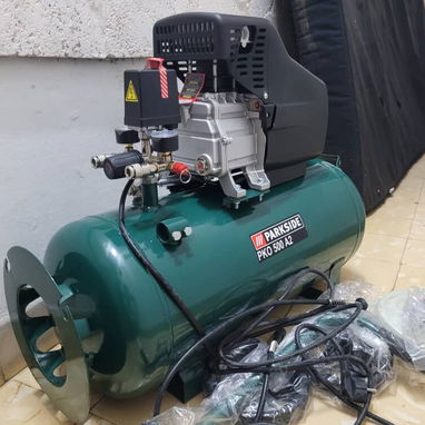💨 COMPRESOR DE AIRE 1.8 kW + HERRAMIENTA NEUMÁTICA – NUEVO – USD 500 - 4/5