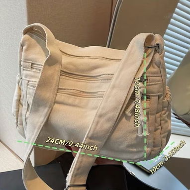 Disponible: Bolso Tote Vintage Multifuncional Múltiples Bolsillos | videojuegoshabana.com - Img 125309504