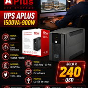 ⚡APLUS ⚡UPS APLUS 1500/900W - 110V - 2 BATERIAS 12V9A. GARANTIA DE 7 DÍAS. TL 54833699 - Img 55659185