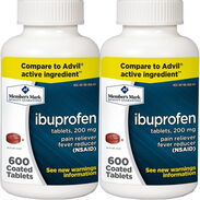 ibuprofeno 200 mg para aliviar el dolor reductor de fiebre 600 tabletas 14$ - Img 42852089