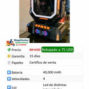 Ventilador recargable F22 - Img 56892109