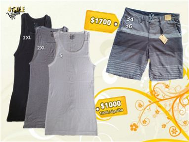 Pañuelos, medias cortas y largas, tenis, bermudas de mezclilla y tela, shorts, camisetas 2XL, calzoncillos, etc - Img 66848456