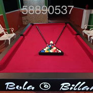 Mesas de billar 🎱 de 7 pie 👣 con sus ascensorios y su buena calidad no dudes en conectarme - Img 55206849