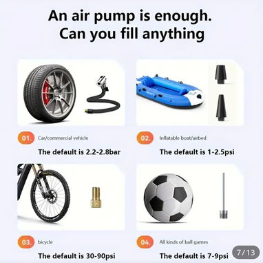 Compresor de aire para neumáticos inalámbrico - Img 115043397
