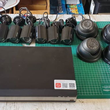 Sistema de camara zozi de 16 cámara con 12 físicas y 2tb de disco duro - Img 122848650