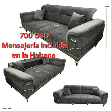 🔖Sofá cama con baúl - 3/4