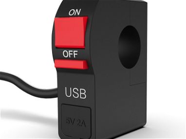 Cargador USB Para Timón De Moto - Cargue su celular mientras maneja, NUEVO -- 53610437 - Img 40310502
