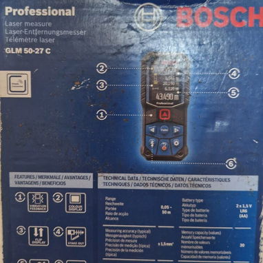 Medidor de distancia láser profesional de bosch alemania 1 nuevo 1 de uso - 2/2