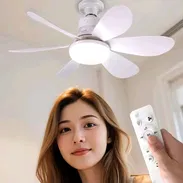 VENTILADOR DE TECHO 40W 3 VELOCIDADES CON LÁMPARA LED 3 TONOS DE LUCES - Img 58194689