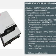 Inversor solar must 6000 w - Img 55800992