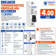 BREAKER TERMOMAGNÉTICO UNIPOLAR 40A - Img 57777970