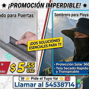 Tiras Selladoras para Puertas y Sombreros Protectores de Sol - Img 55744379