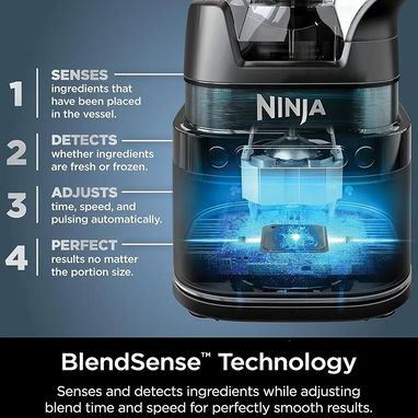 Batidora NINJA Profesional 1800W TB301 (DETECT POWER BLENDER DUO PRO) TECNOLOGÍA BLENDSENSE + TOTAL CRUSHING NUEVA. - Img 107485652