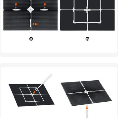 Panel Solar Portatil DOKIO 400W NUEVO con Trípode - 8/9