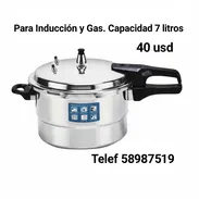 Ollas de presión de inducción y gas de 7 litros con mensajería gratis - Img 47138233