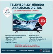 TELEVISOR 32" HÍBRIDO ANÁLOGO/ DIGITAL - Img 45792992