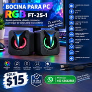 BOCINA PARA PC RGB FT-25-1 - Img 57459688