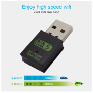 Conectividad Inalámbrica para tu PC: Adaptadores Wifi + Bluetooth USB con Wifi AC 600Mb/s 100% Originales - Img 43702248