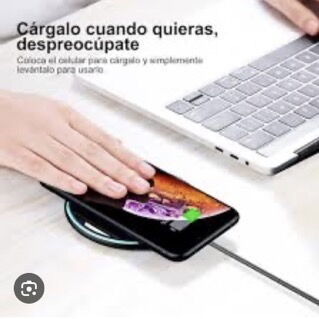 CARGADOR INALAMBRICO, PARA CELULARES COMPATIBLES CON CARGA INALÁMBRICA. - Img 94573583