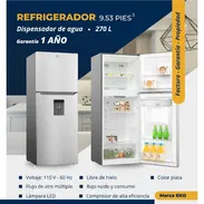 🔷 Refrigerador Eko 9.53 pies, $510 usd (Con dispensador)❗ ➖ Congelación Seca - Img 54039146