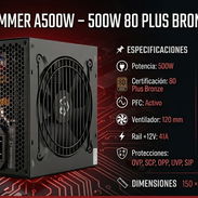 Vendo Fuente hummer 500w 80 Plus bronze - Img 55938196