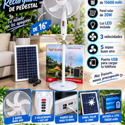 Ventiladores recargables de pedestal marca elfo - Img 57548238