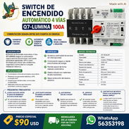 SWITCH DE ENCENDIDO AUTOMÁTICO 4 VÍAS - 100A Q7-LUMINA. TRANSFER de encendido automático de de 100a - Img 57731846