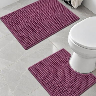 Juego de Alfombras para Baño – 2 piezas  💰14 USD  Un set práctico para completar el baño - 3/9