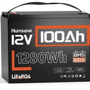 Humsienk Batería LiFePO4 12V 100Ah - Img 57689275