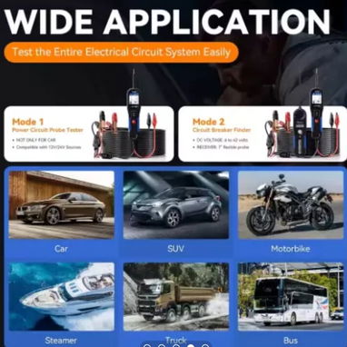 Probador de corriente  VDIAGTOOL-Herramienta para diagnostico eléctrico en autos-Nuevo - Img 107544015