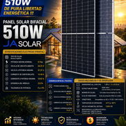 ☀️ PANEL BIFACIAL ☀️ SOLAR JA SOLAR DE 510W. FACTURA Y GRANATÍA. 📲 54833699 - Img 55753025