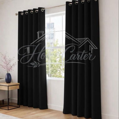 Cortinas blackout color entero dos paños - Img 123814175