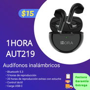 Audífonos inalámbricos 1HORA AUT119 - Img 54990056