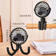 Mini ventilador de agarre o mesa sirve para poner en los coches de bebés 15 USD - Img 54795680
