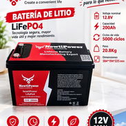 Baterías de lifepo4 nuevas de 12.8V200ah de 2500kw en 530usd tel. 53714462 - Img 57387522