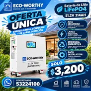 Batería 16k bateria 16kw batería 16k eco worthy bateria para inversores de 48v - Img 58399796