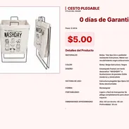 CESTO PLEGABLE VPT#-0085 - Img 55219076