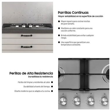 Cocina de gas Samsung 4 hornillas 470 USD💵[empotrable] - Img 118568622