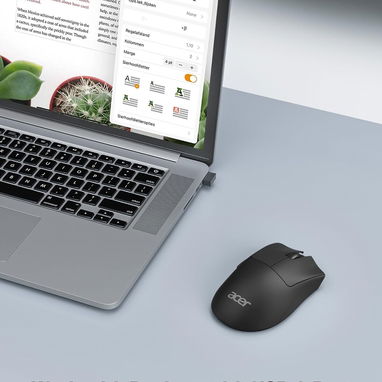🖱️ MOUSE INALÁMBRICO ACER 1200 DPI USB 2.4GHZ, 5 BOTONES, WINDOWS/MAC/ANDROID – ENVÍO DISPONIBLE + GARANTÍA - Img 102035223
