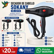 Secadora de Cabello Profesional SOKANY HS - Img 57526465