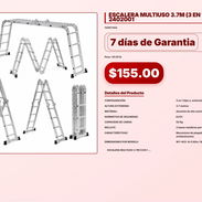 ESCALERA MULTIUSO 3.7M (3 EN 1) CON BASE 2402001 . - Img 57102059