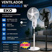 Ventiladores recargables EKO de pie - Img 58187942